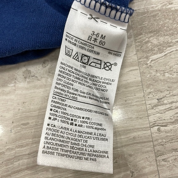 GAP navy blue short sleeve polka dot dress - Picture 5 of 5